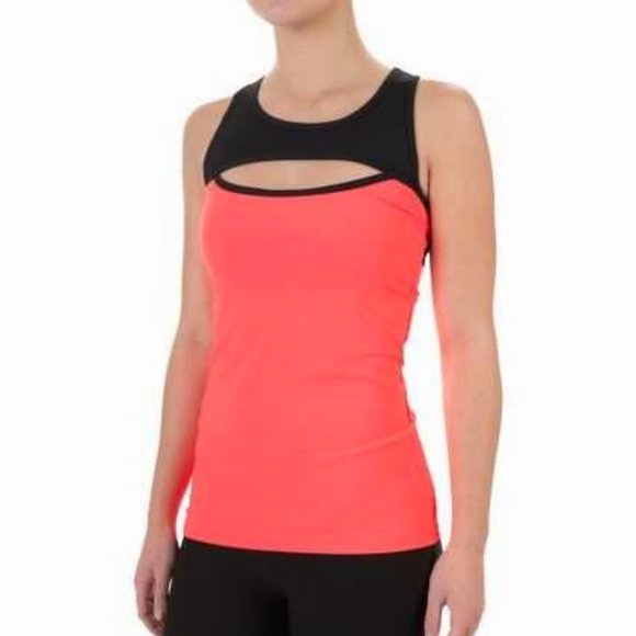 90 Degree By Reflex Tops - 90 Degree by Reflex Cutout Active Tank Top